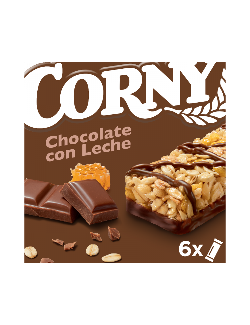 HERO BARRITA CORNY O% CHOCOLATE CON LECHE P/6 UD