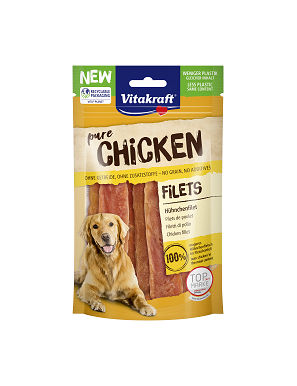 VITAKRAFT SNACK PERRO TIRAS POLLO B/80GRS