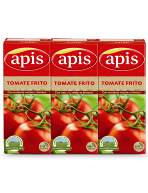 TOMATE FRITO APIS BRICK 215 GR PACK-3 UD