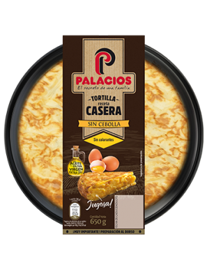 TORTILLA PATATA PALACIOS S/CEBOLLA REFRIG 600GR