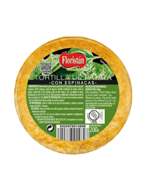 TORTILLA PATATA PALACIOS MINI C/ESPINACAS 200 GR