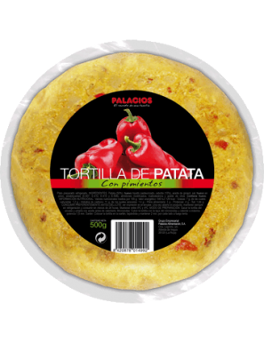 TORTILLA PATATA PALACIOS C/PIMIENTOS REFRIG 500GR