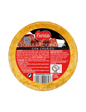 TORTILLA PATATA PALACIOS MINI C/CHORIZO 200GR