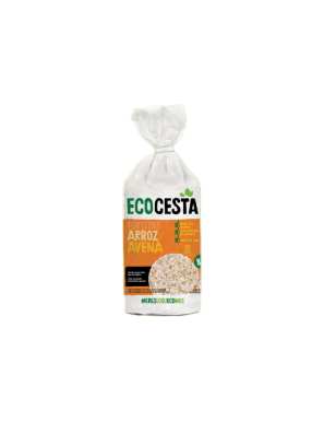 ECO CESTA TORTITAS DE ARROZ Y AVENA BIO 115 GR