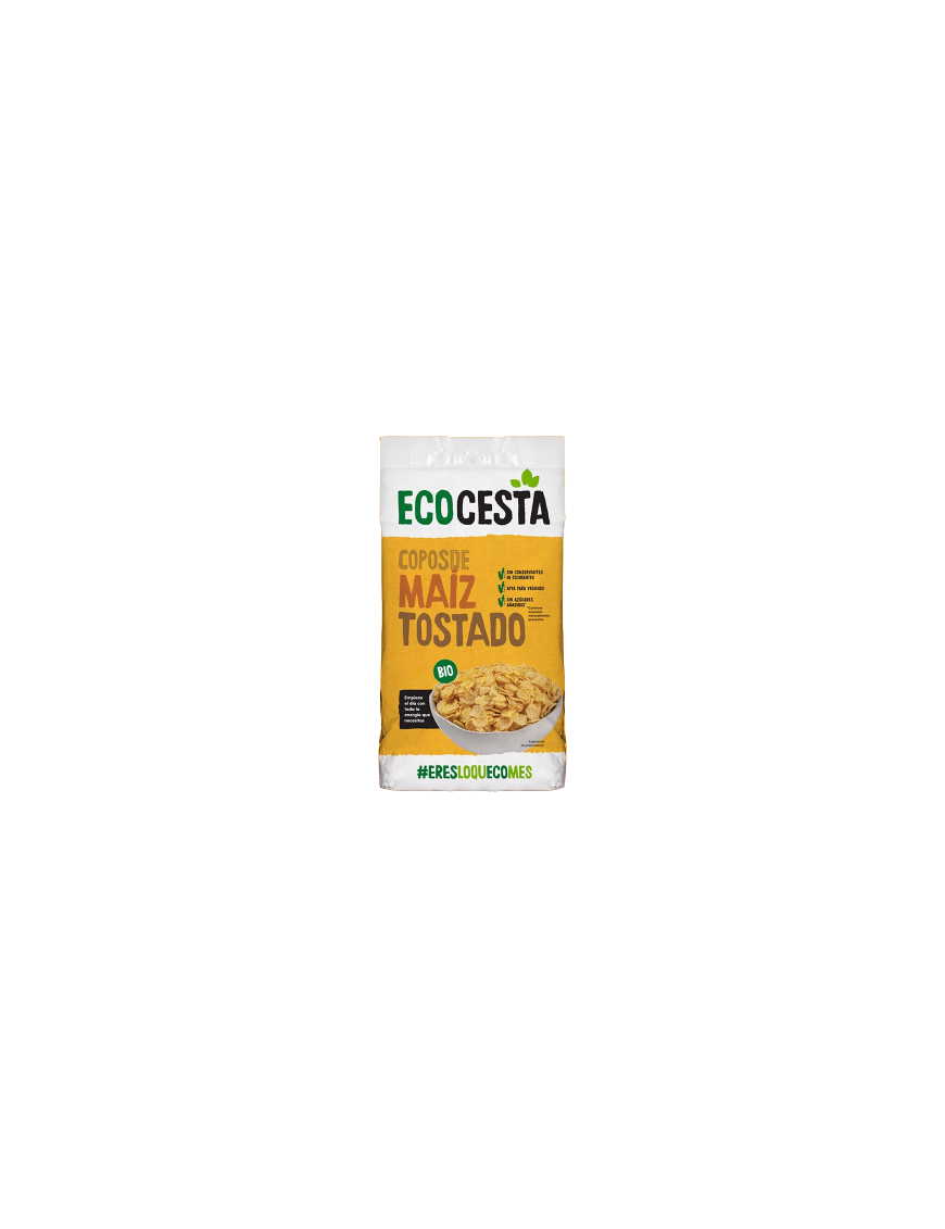 ECO CESTA COPOS DE MAIZ TOSTADO B/400 GR