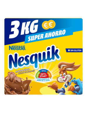 NESQUIK INSTANTANEO SIN GLUTEN CAJA.3 KG