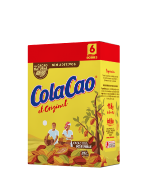 COLA-CAO (OJO) SOBRES 18 GR ESTUCHE/6.UNIDADES