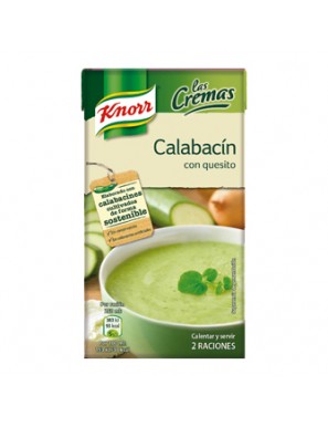 CREMA KNORR CALABACIN C/QUESO CABRA  BRICK 500 ML