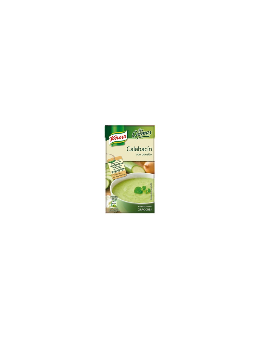 CREMA KNORR CALABACIN C/QUESO CABRA  BRICK 500 ML