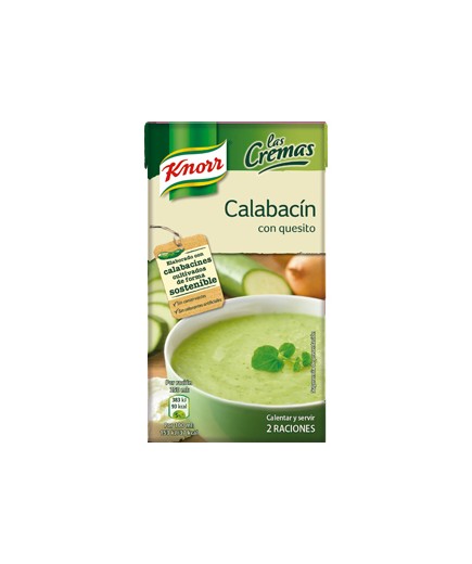 CREMA KNORR CALABACIN C/QUESO CABRA  BRICK 500 ML