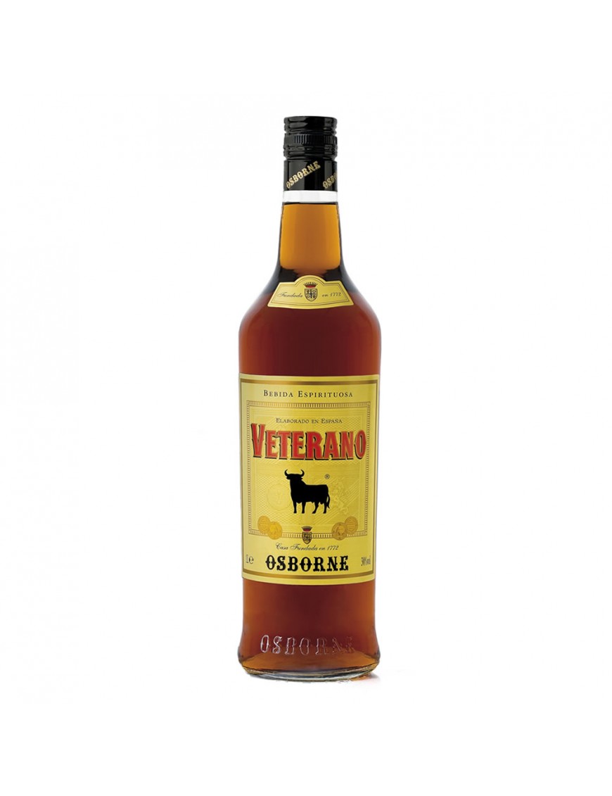 BRANDY VETERANO 30º ESPIRITUOSO BOTELLA 1 LITRO