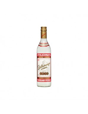 VODKA STOLICHNAYA RUSA ROJA 40º BOTELLA 70 CL