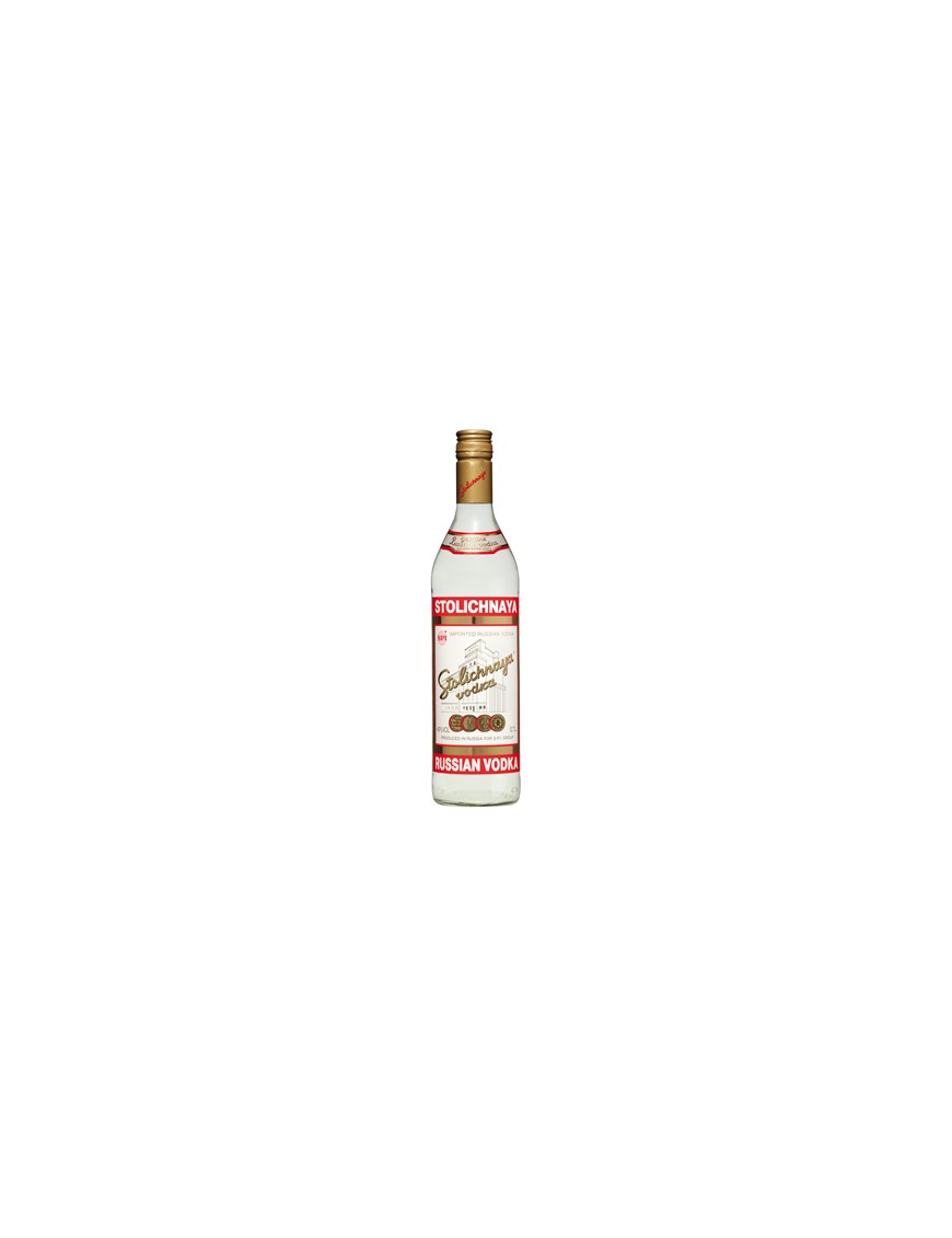 VODKA STOLICHNAYA RUSA ROJA 40º BOTELLA 70 CL