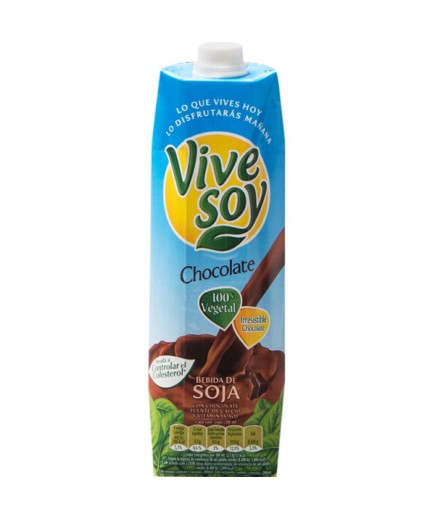 VIVESOY ORIGINAL BEBIDA DE SOJA CHOCOLATE B/1 L 