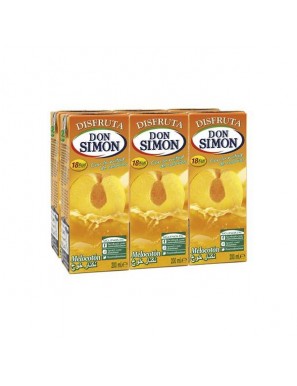 ZUMO DON SIMON MELOCOTON/MANZA/UVA BRICK P/6X200ML