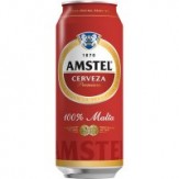 CERVEZA  AMSTEL  LATA ROJA NORMAL-5%.50.CL.