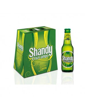 CERVEZA SHANDY LIMON CRUZCP VIDRIO25.CL.P/6.UD.