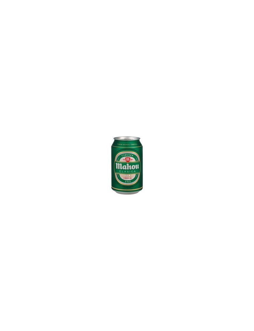 CERVEZA MAHOU CLASICA LATA 33 CL ( VERDE )