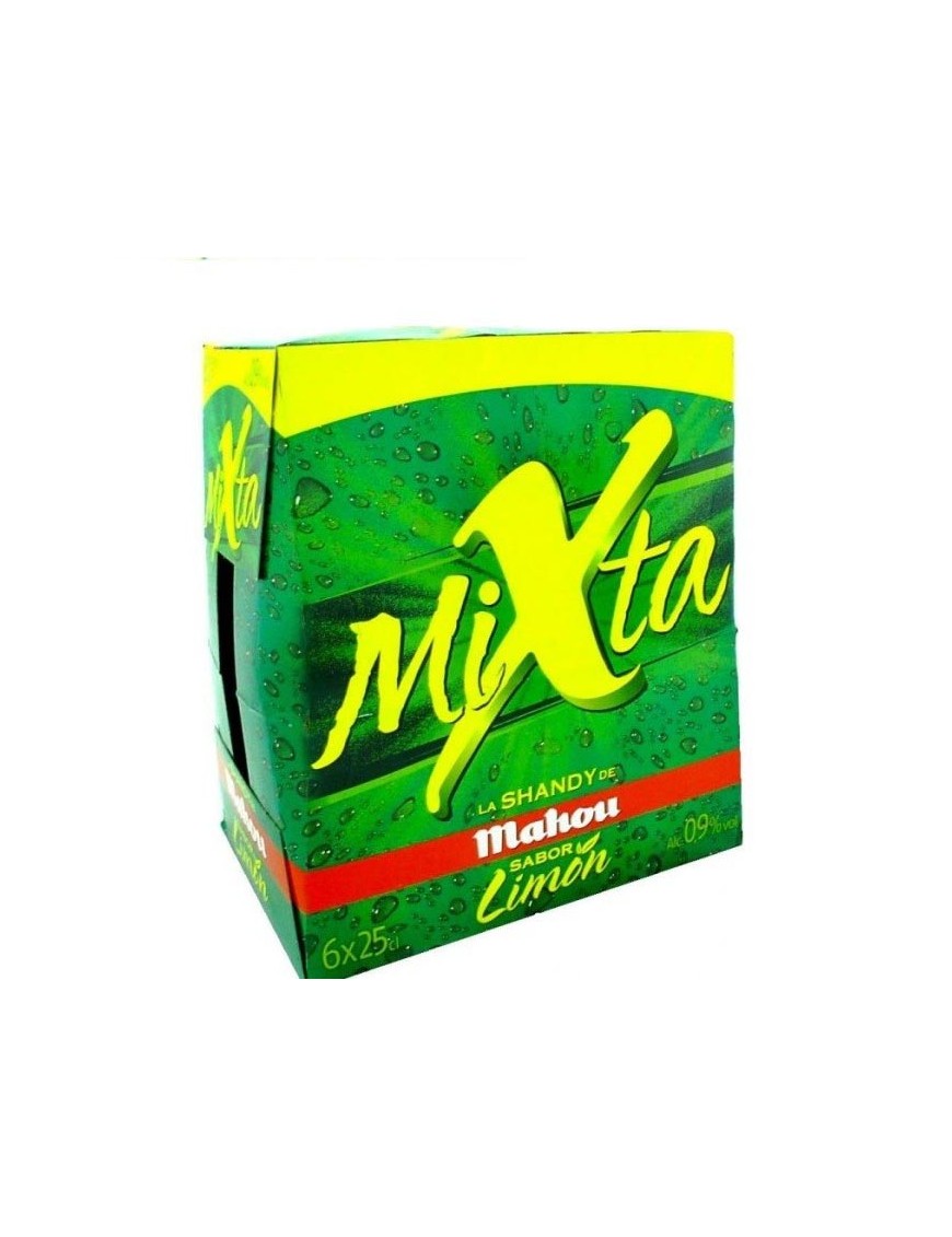 CERVEZA MAHOU MIXTA/LIMON B/25 CL PACK-6