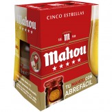 CERVEZA MAHOU 5***** BOTELLA 25 CL  PACK-6