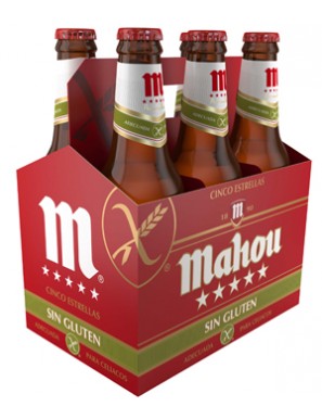 CERVEZA MAHOU SIN GLUTEN 5**** X.BOT/33.CL.