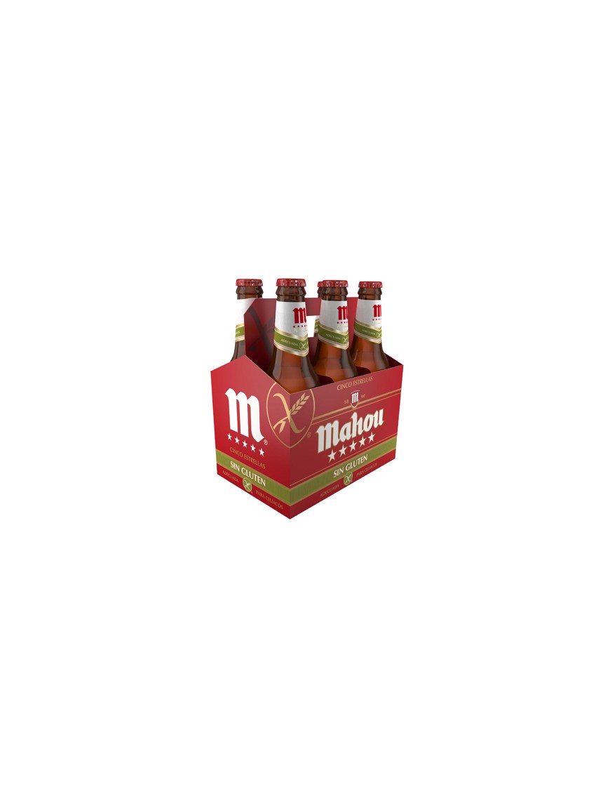 CERVEZA MAHOU SIN GLUTEN 5**** X.BOT/33.CL.