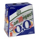 CERVEZA SAN MIGUEL 0,0%.BOT/25 CL PACK-6