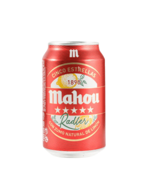 CERVEZA MAHOU RADLER-LIMON 5**** LATA/33.CL.