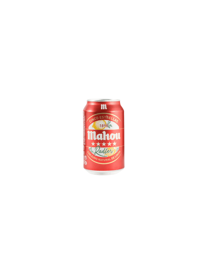 CERVEZA MAHOU RADLER-LIMON 5**** LATA/33.CL.