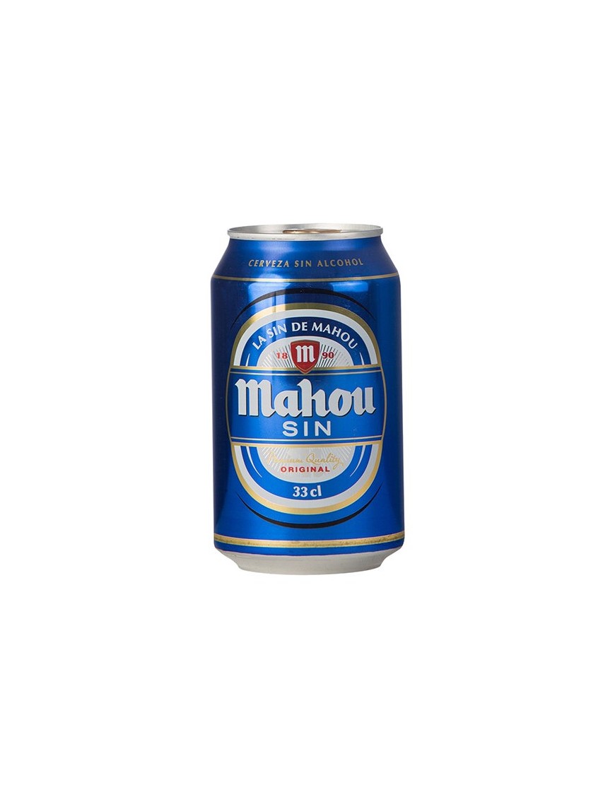 CERVEZA MAHOU S/ALCOHOL LATA/33 CL