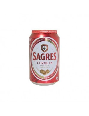 CERVEZA SAGRES-PORTUGAL LATA 33 CL