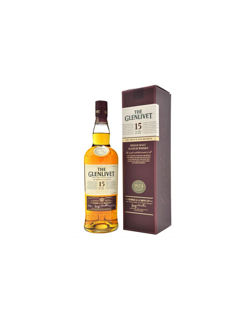 WHISKY GLENLIVET THE MALTA 15.AÑOS BOT/70 CL