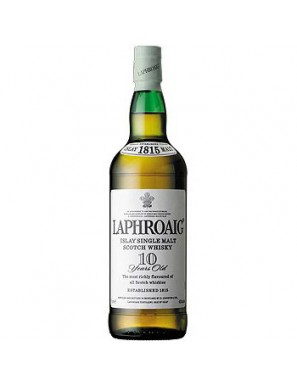 WHISKY LAPHROAIG-10 AÑOS MALTA B/70 CL