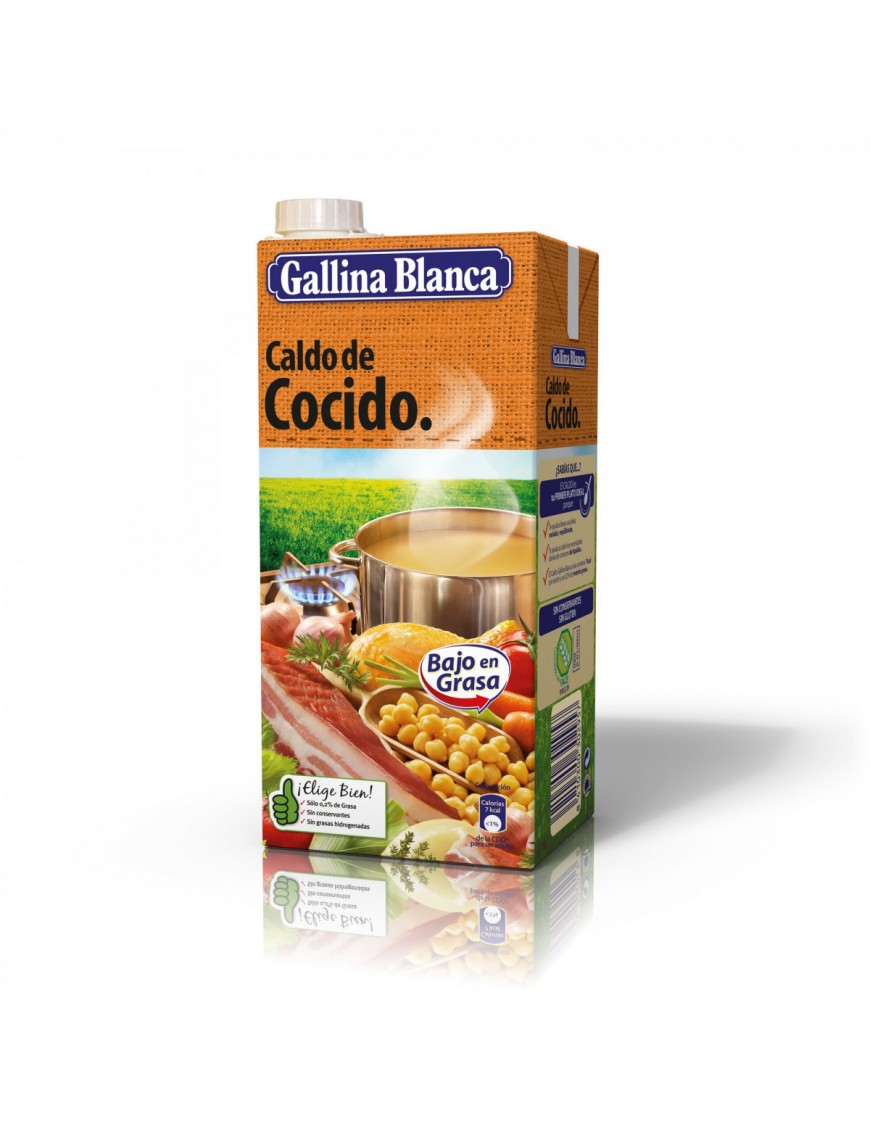 CALDO COCIDO LIQUIDO CASERO G.B. BRICK 1L