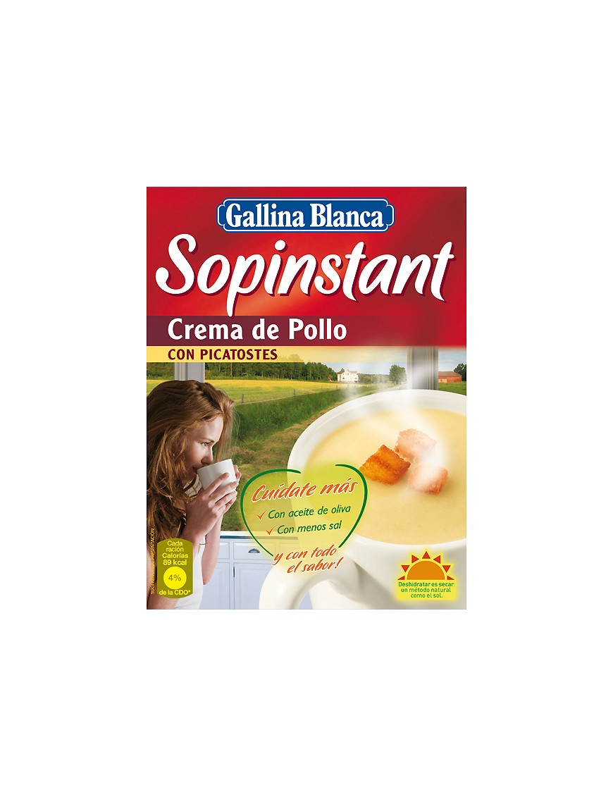 SOPINSTANT G.B. CREMA POLLO 63 GR P/3 SOBRES