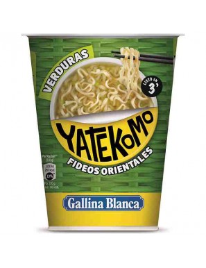 FIDEOS ORIENTALES YATEKOMO VERDURAS VASO 59 GR