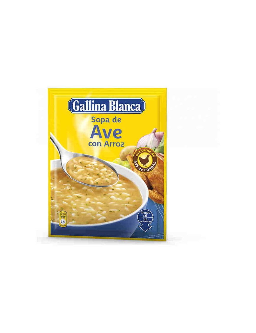 SOPA AVE CON ARROZ G.B. SOBRE 85 GR