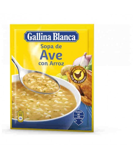 SOPA AVE CON ARROZ G.B. SOBRE 85 GR