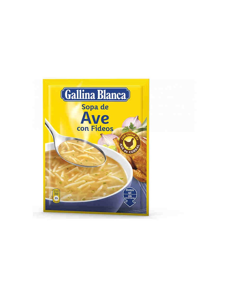 SOPA AVE CON FIDEOS G.B. S/ 81 GR