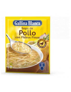 SOPA POLLO C/FIDEOS FINOS G.B. S/ 81 GR