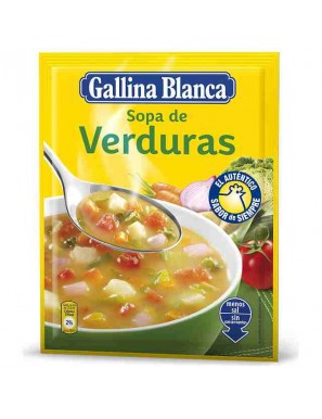 SOPA VERDURA GALLINA BLANCA SOBRE 81 GR