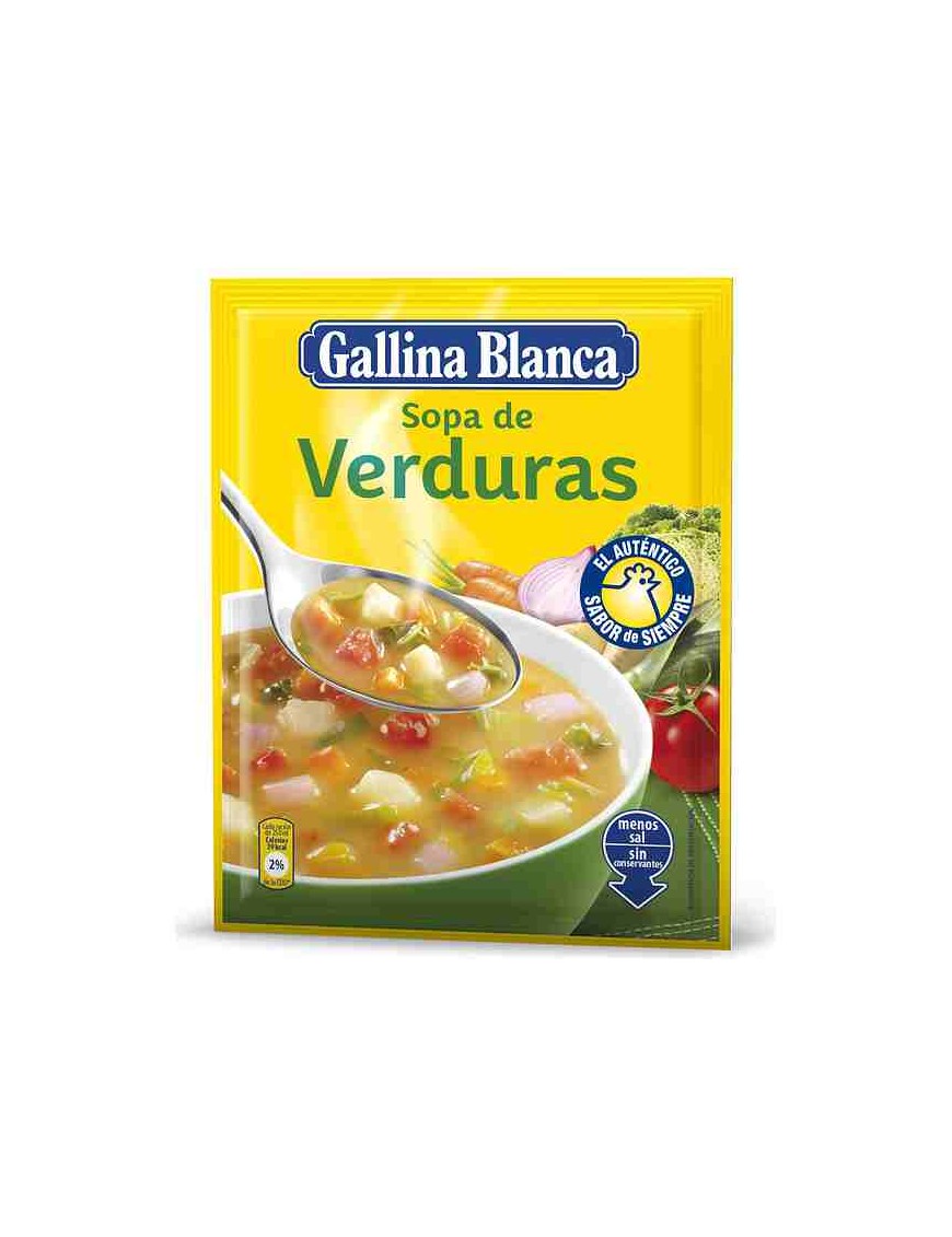 SOPA VERDURA GALLINA BLANCA SOBRE 81 GR