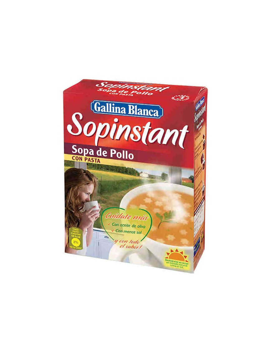 SOPINSTANT G.B.SOPA POLLO C/PASTA 42 GR P/3 UD