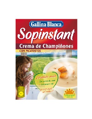 SOPINSTANT G.B. CREMA CHAMPIÑONES 58 GR P/3 SOBRES