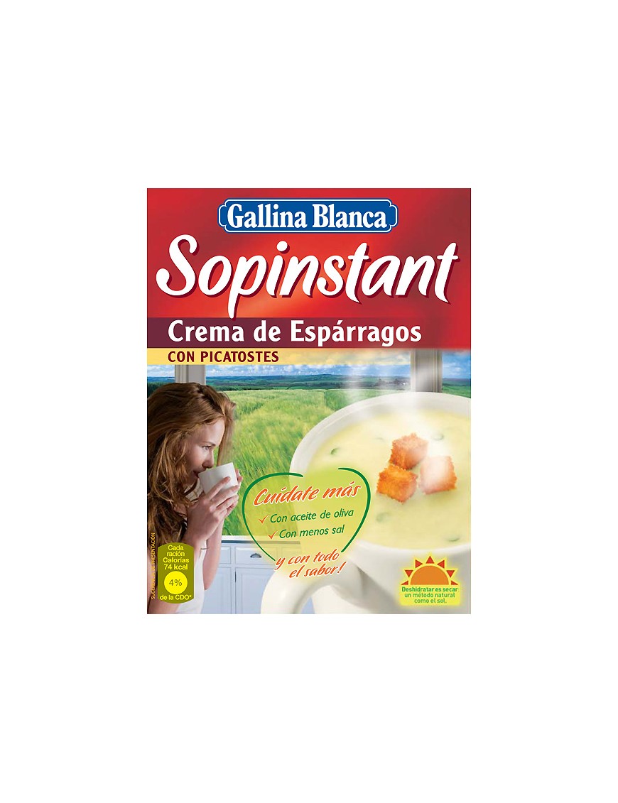 SOPINSTANT G.B.CREMA ESPARRAGOS 54 GR P/3 SOBRES