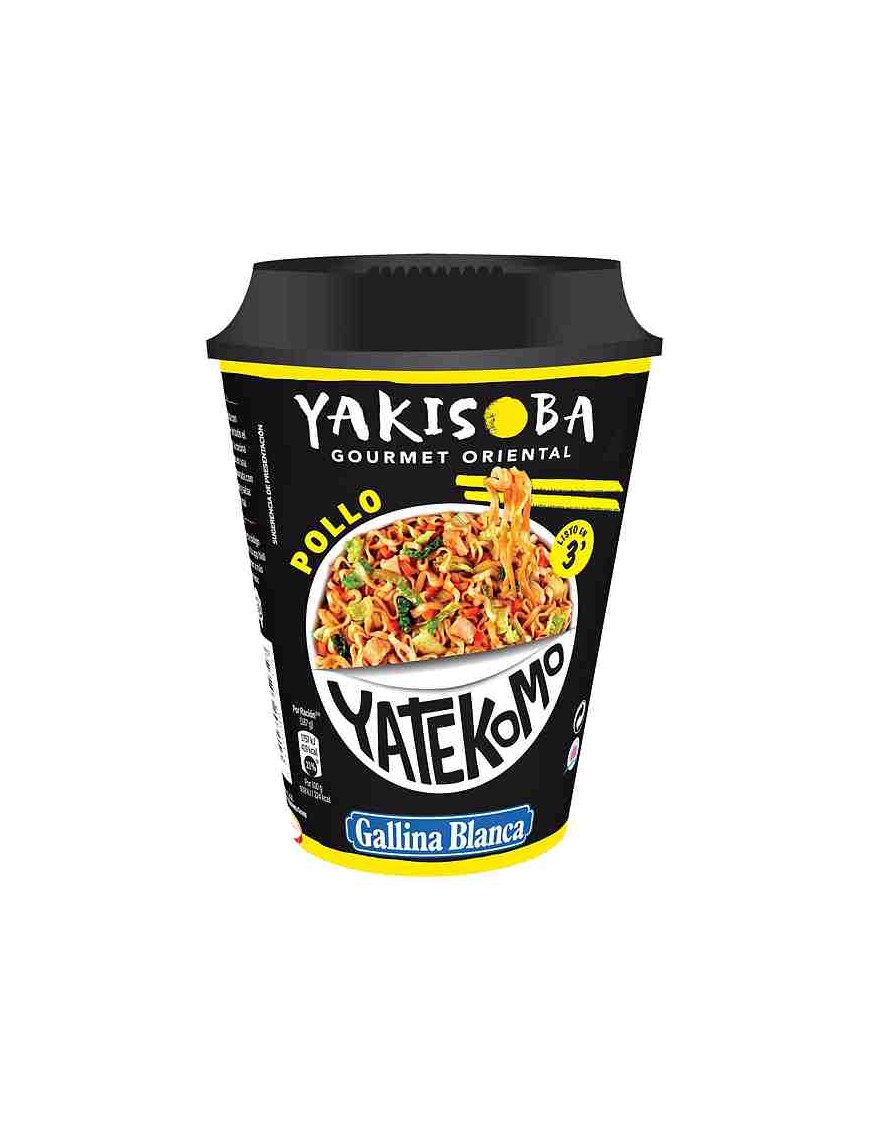 FIDEOS ORIENTALES YAKISOBA POLLO VASO 93 GR