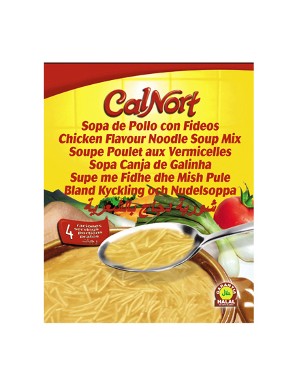 SOPA POLLO CON FIDEOS CALNORT SOBRE 66GR