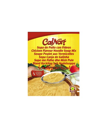 SOPA POLLO CON FIDEOS CALNORT SOBRE 66GR