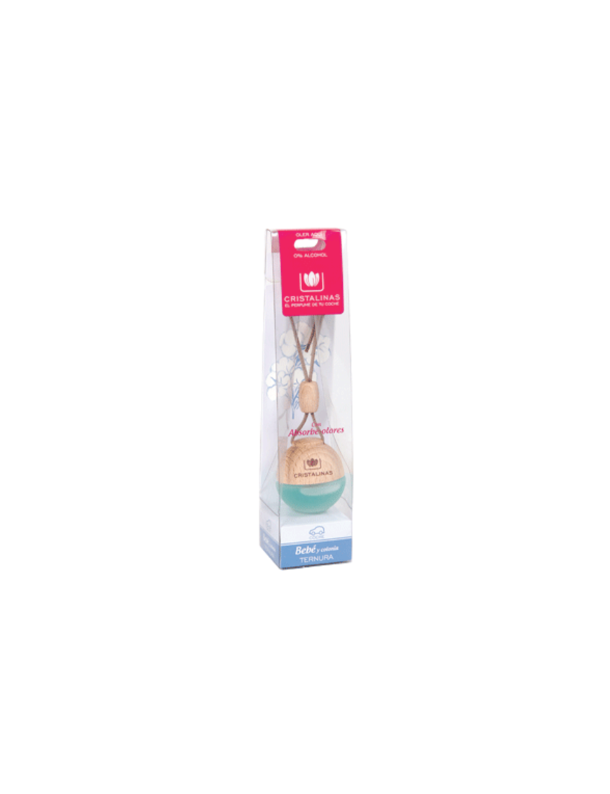 AMBIENTADOR COCHE CRISTALINAS BEBE Y COLONIA 6ML.