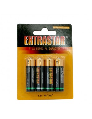 PILAS EXTRASTAR ESPECIAL DURACION "R6"1,5V B/4 UD